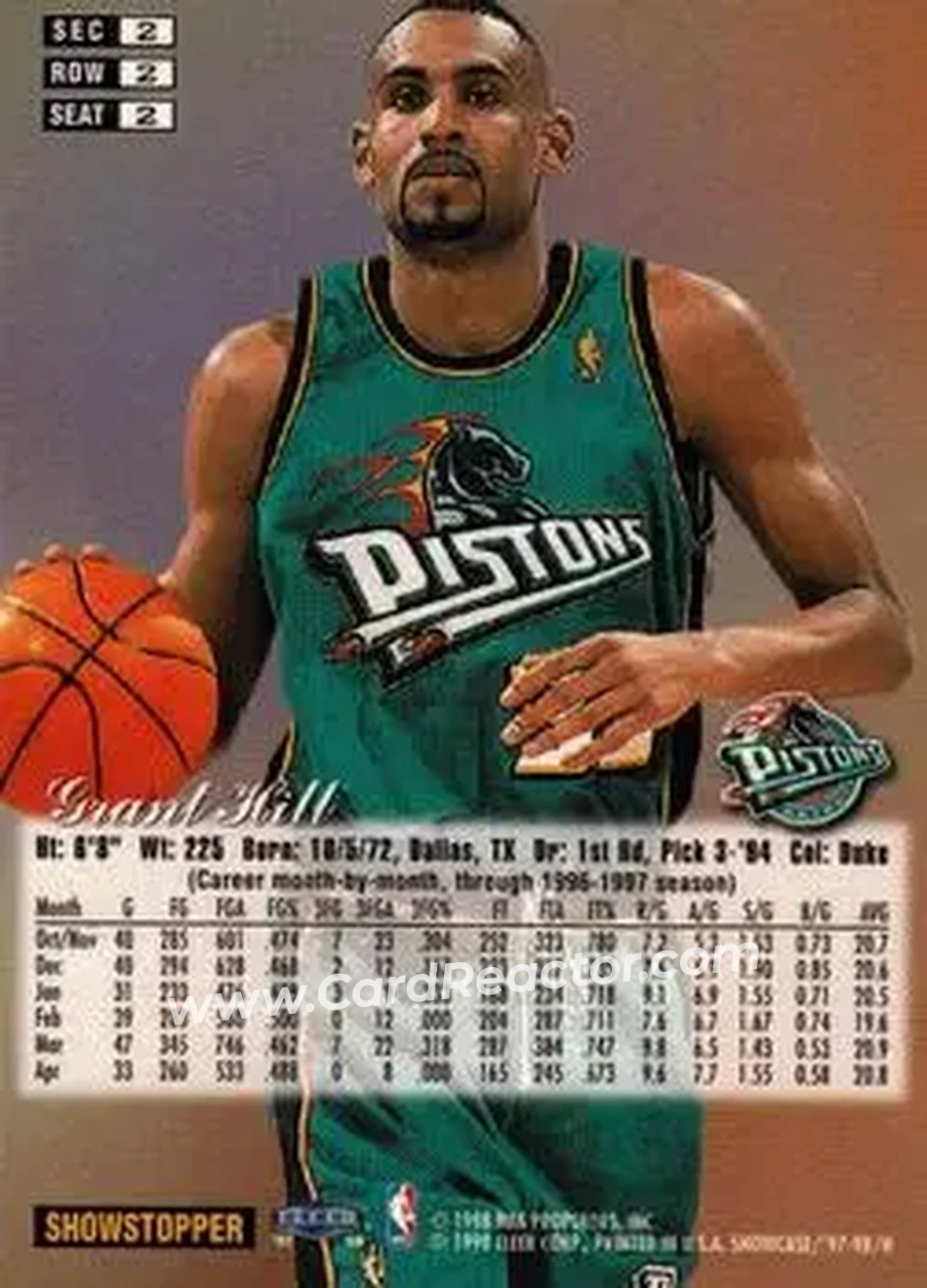 Back of Grant Hill