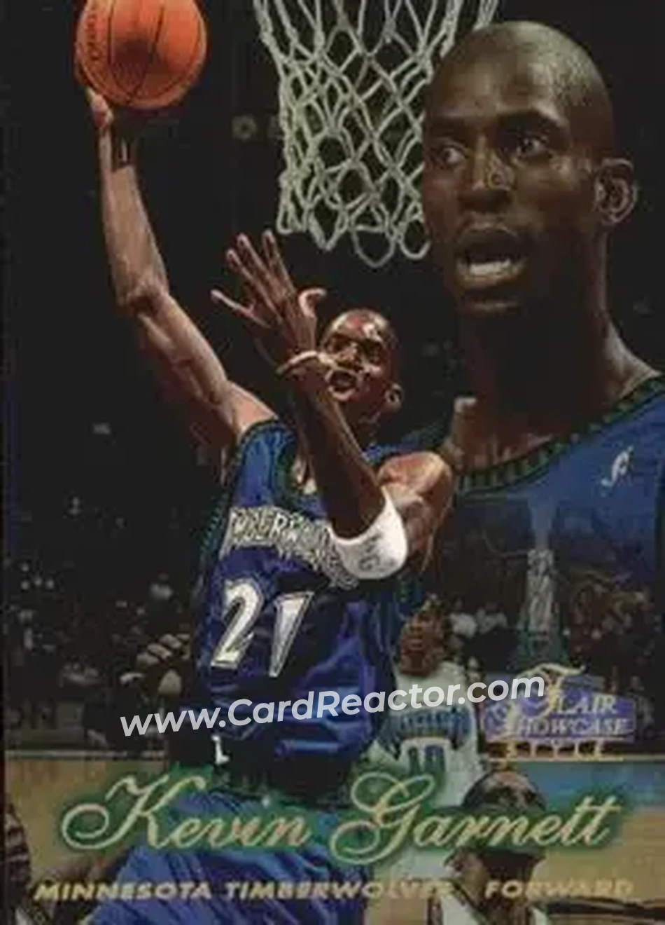 Front of Kevin Garnett