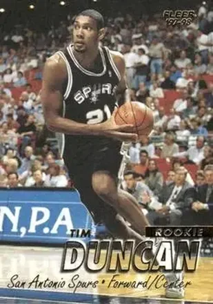 1997-98 Fleer #201 Tim Duncan