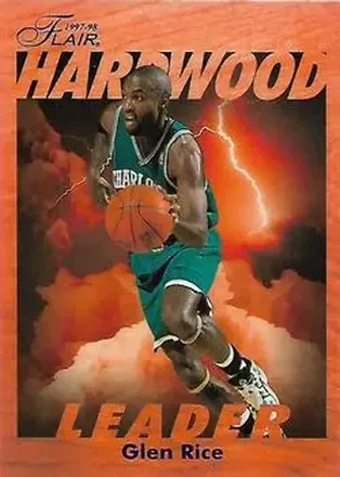 1997-98 Fleer #3 Flair Hardwood Leaders Glen Rice