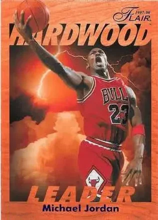 1997-98 Fleer #4 Flair Hardwood Leaders Michael Jordan