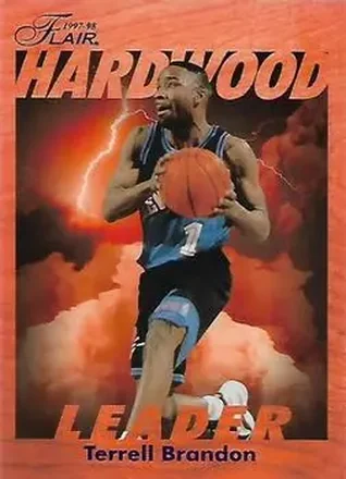 1997-98 Fleer #5 Flair Hardwood Leaders Terrell Brandon