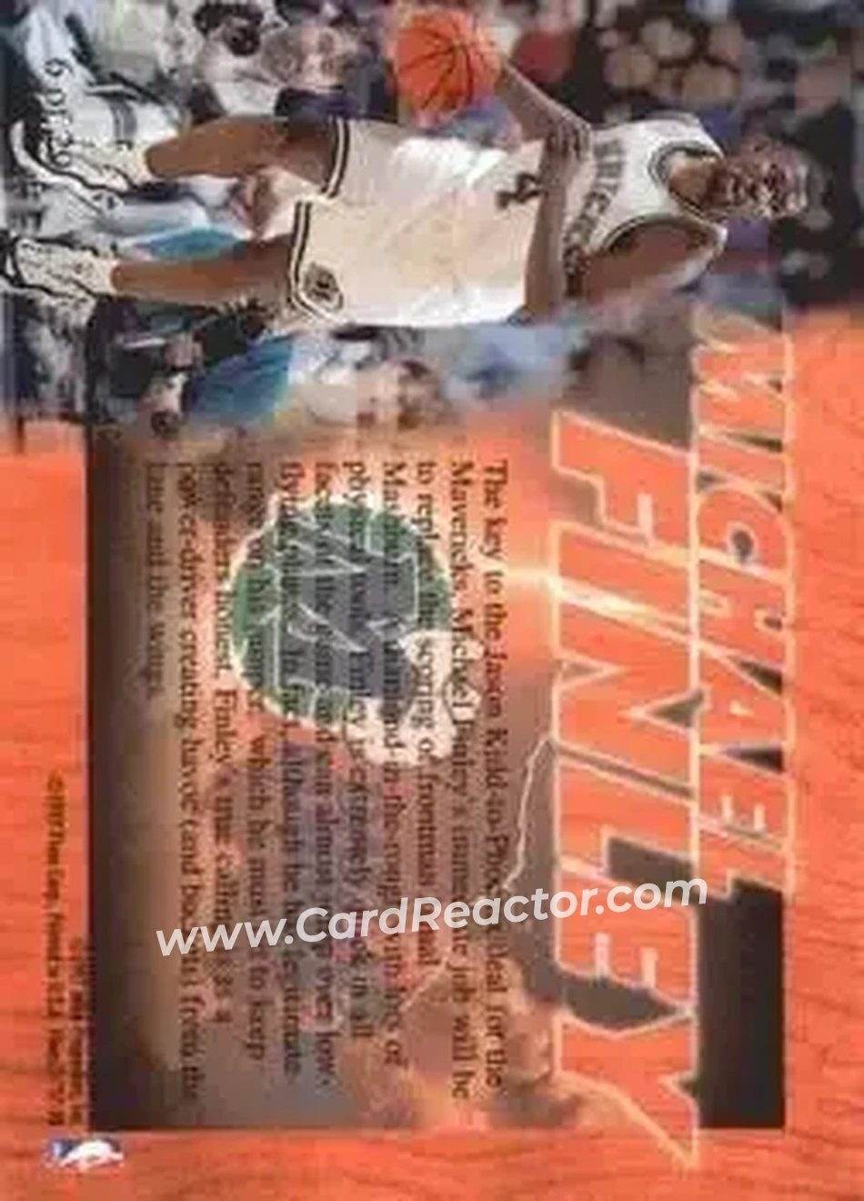 Back of Michael Finley