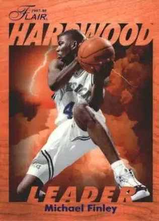 1997-98 Fleer #6 Flair Hardwood Leaders Michael Finley
