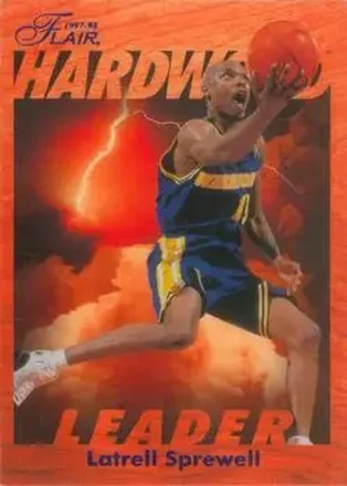 1997-98 Fleer #9 Flair Hardwood Leaders Latrell Sprewell
