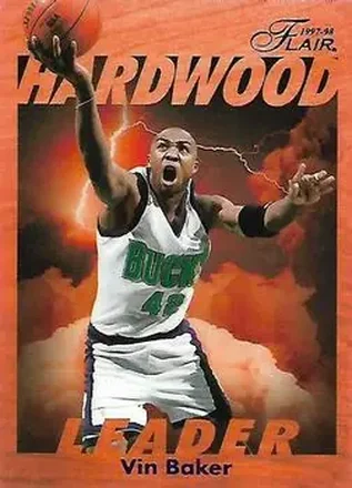 1997-98 Fleer #15 Flair Hardwood Leaders Vin Baker