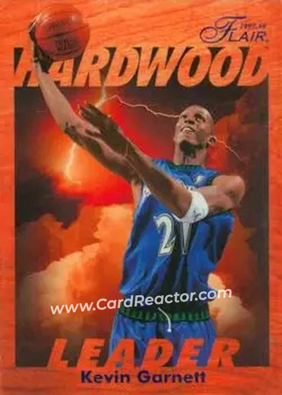 Front of Kevin Garnett