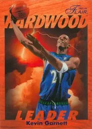 1997-98 Fleer #16 Flair Hardwood Leaders Kevin Garnett