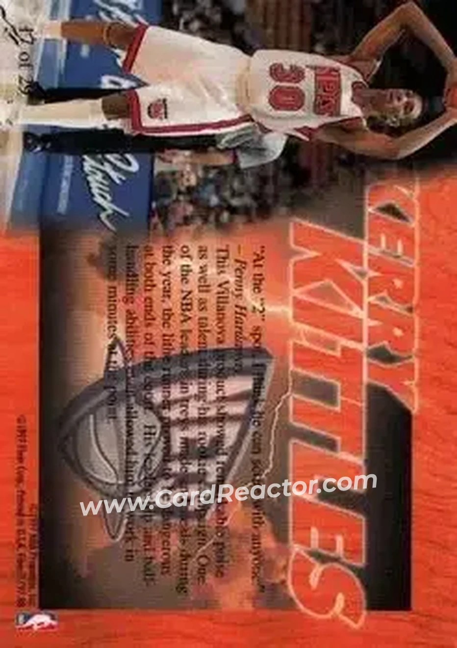 Back of Kerry Kittles