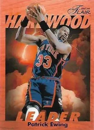 1997-98 Fleer #18 Flair Hardwood Leaders Patrick Ewing