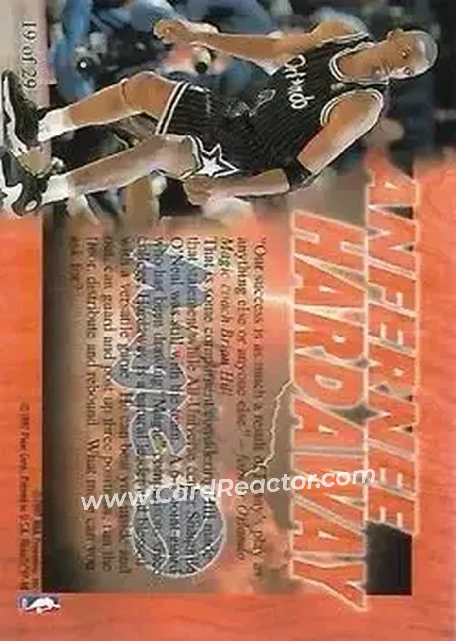 Back of Anfernee Hardaway