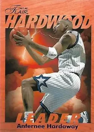 1997-98 Fleer #19 Flair Hardwood Leaders Anfernee Hardaway