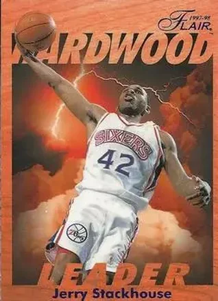 1997-98 Fleer #20 Flair Hardwood Leaders Jerry Stackhouse