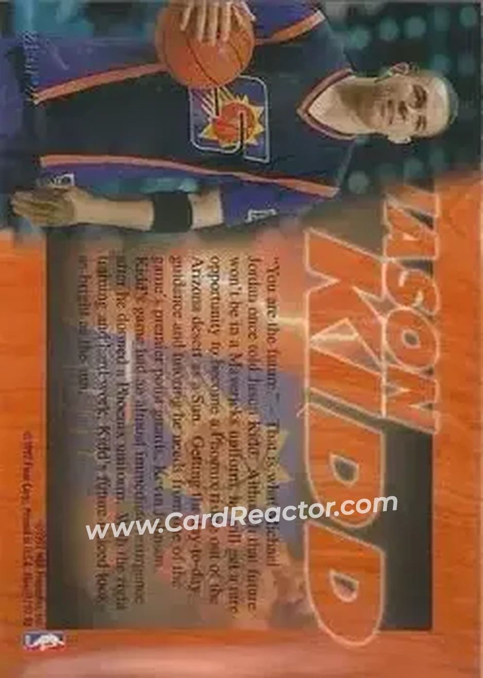 Back of Jason Kidd