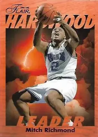 1997-98 Fleer #23 Flair Hardwood Leaders Mitch Richmond