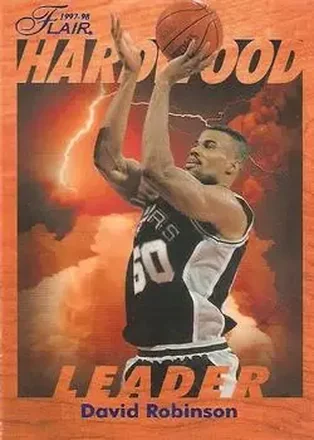 1997-98 Fleer #24 Flair Hardwood Leaders David Robinson