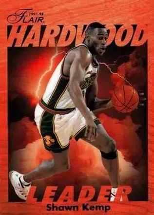 1997-98 Fleer #25 Flair Hardwood Leaders Shawn Kemp
