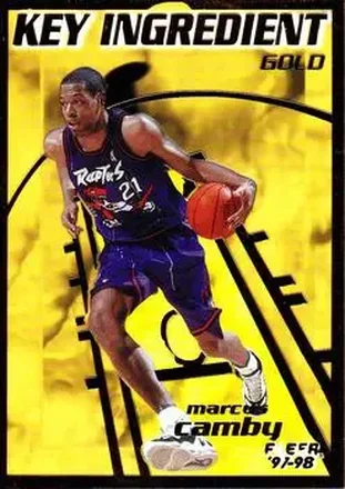 1997-98 Fleer #2 Key Ingredient Gold Marcus Camby