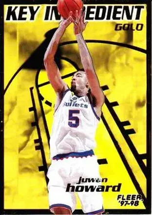 1997-98 Fleer #4 Key Ingredient Gold Juwan Howard