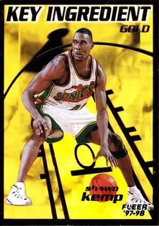 1997-98 Fleer #5 Key Ingredient Gold Shawn Kemp