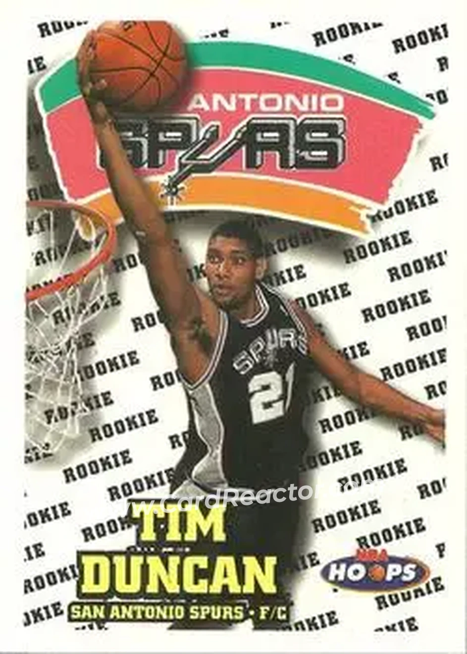 Front of Tim Duncan