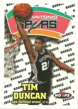 1997-98 Hoops #166 Tim Duncan