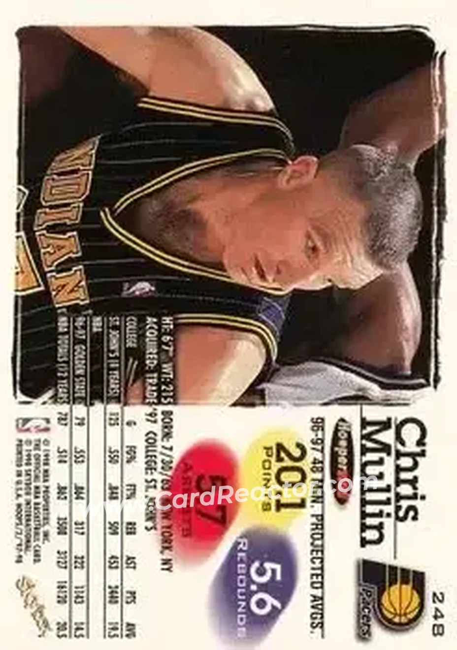 Back of Chris Mullin