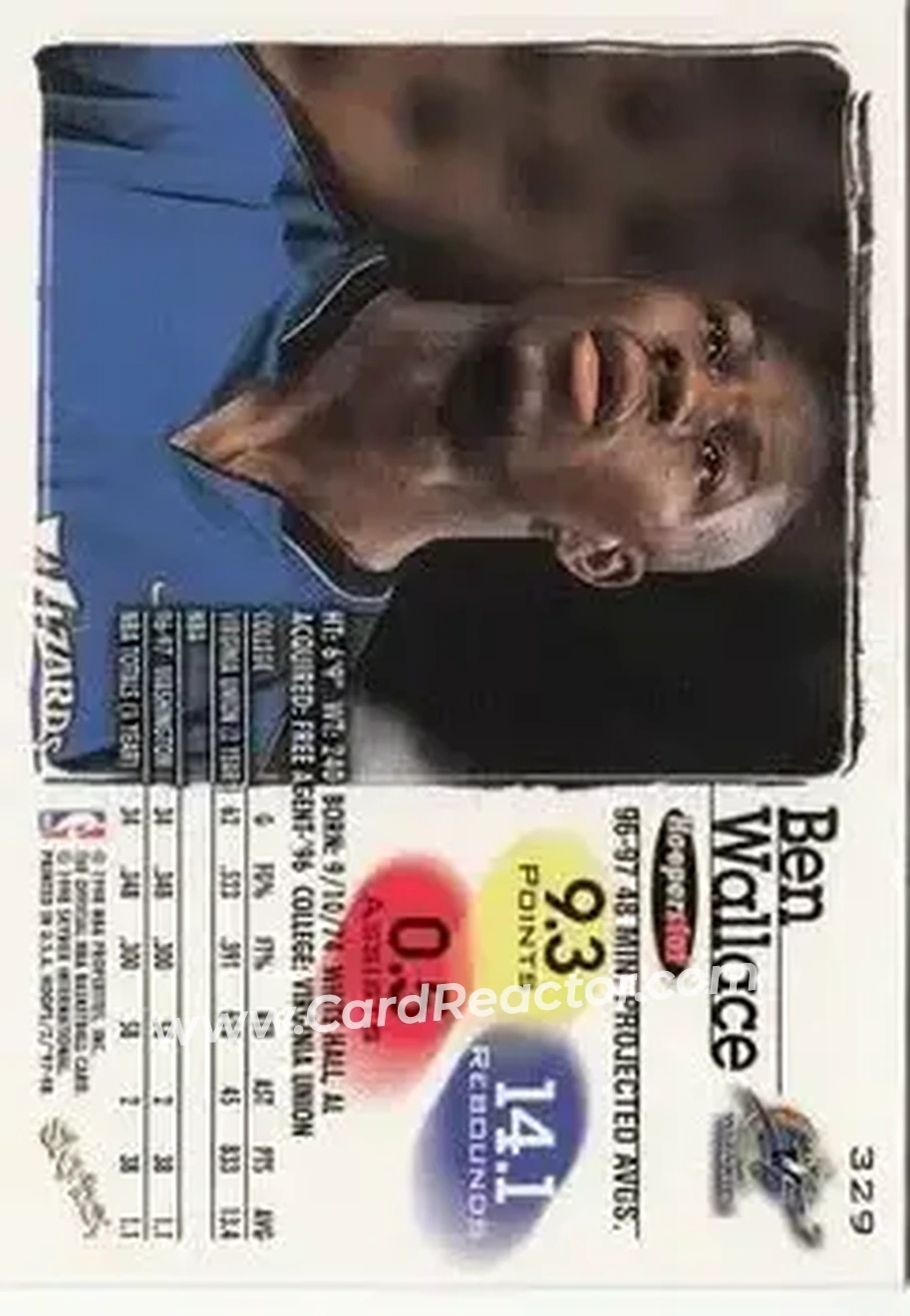 Back of Ben Wallace