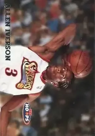 1997-98 Hoops #8 911 9-1-1 Allen Iverson