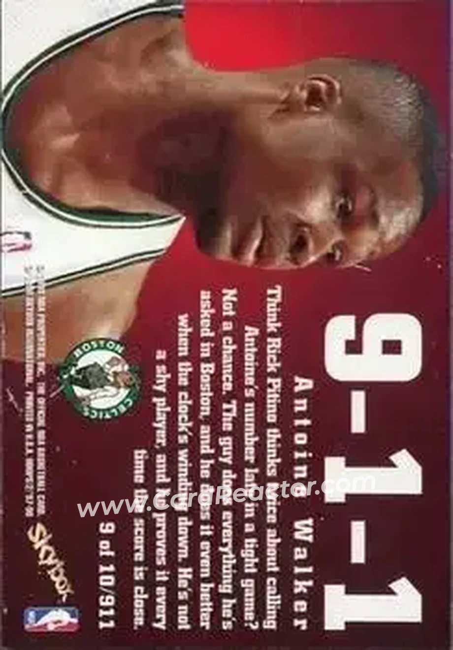 Back of Antoine Walker