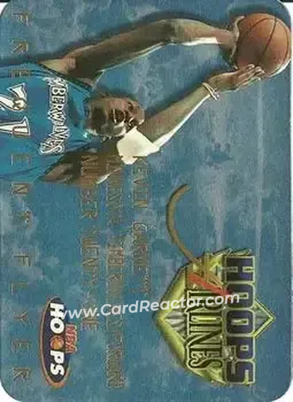 Front of Kevin Garnett