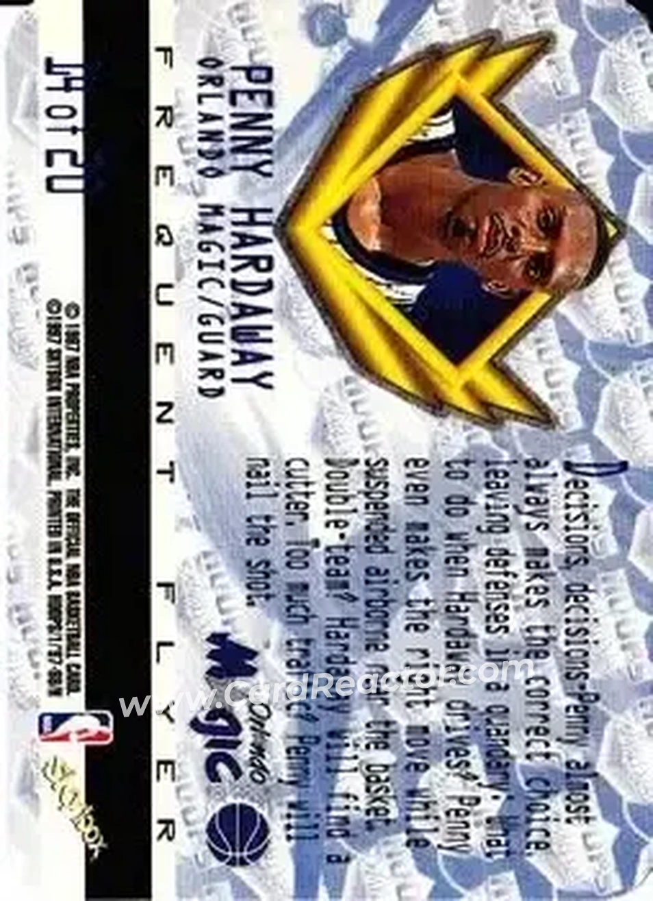 Back of Anfernee Hardaway
