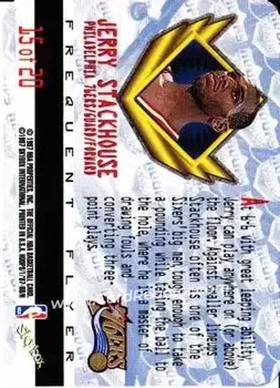Back of Jerry Stackhouse
