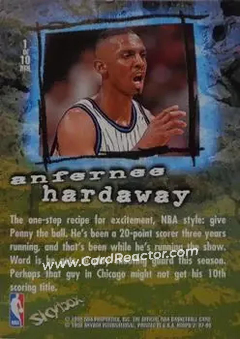 Back of Anfernee Hardaway