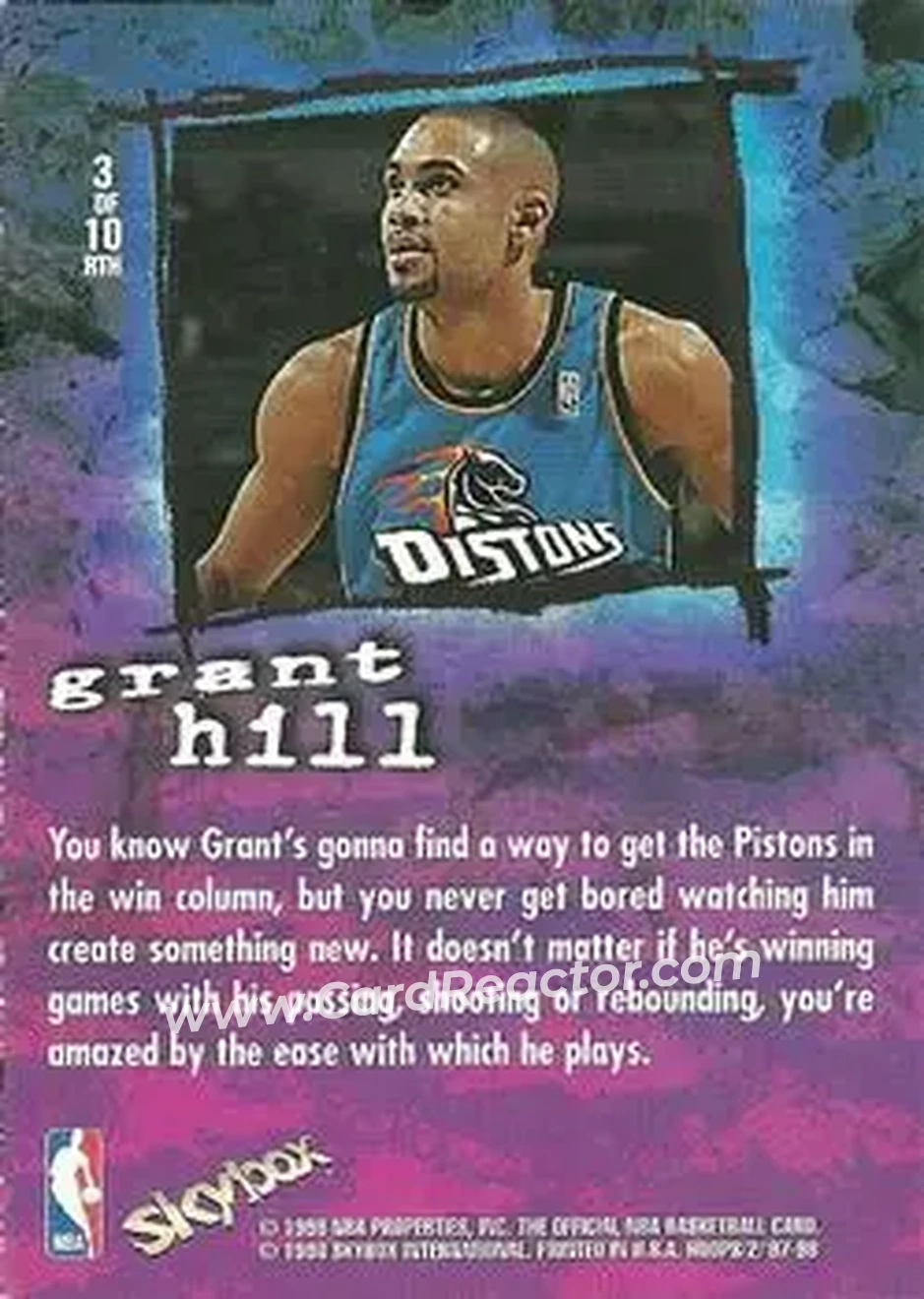 Back of Grant Hill