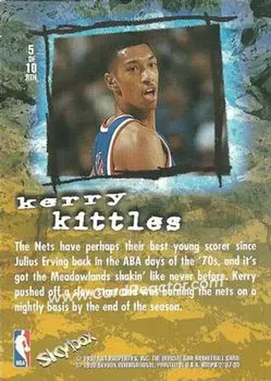 Back of Kerry Kittles