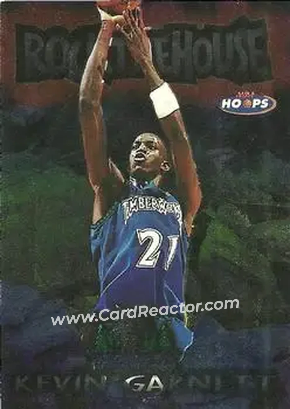 Front of Kevin Garnett