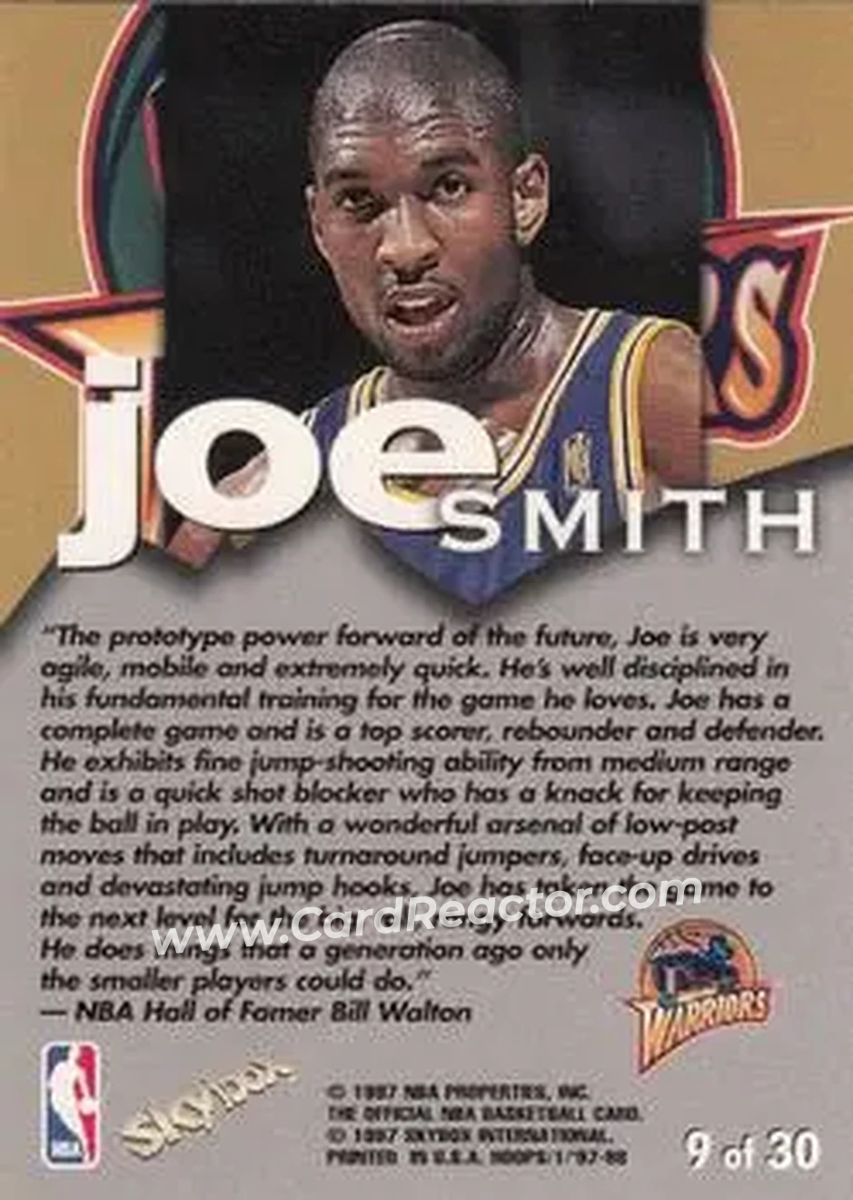 Back of Joe Smith