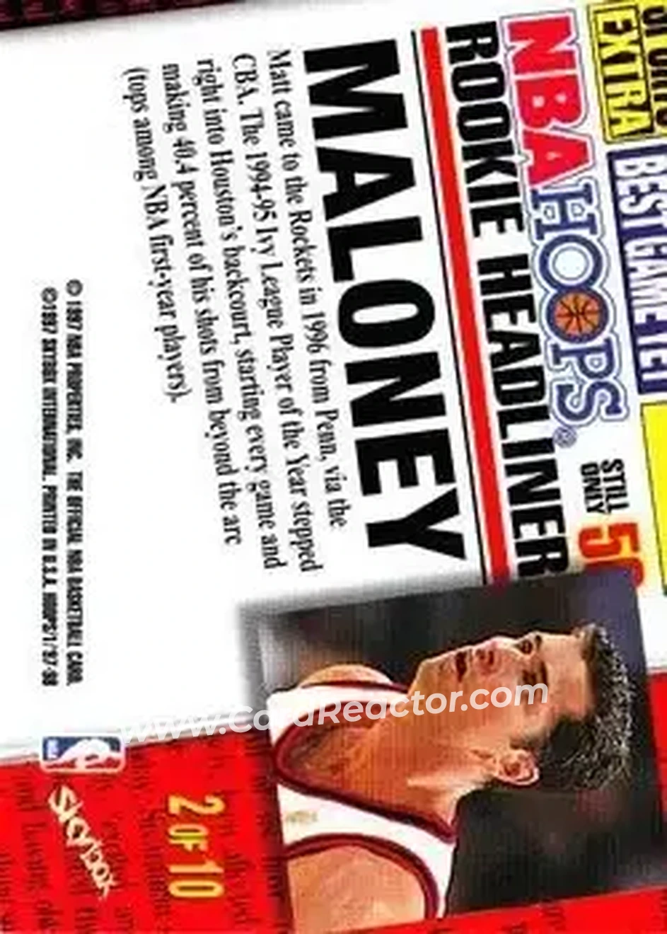 Back of Matt Maloney