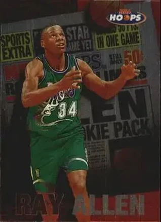 1997-98 Hoops #4 Rookie Headliners Ray Allen