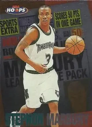 1997-98 Hoops #5 Rookie Headliners Stephon Marbury