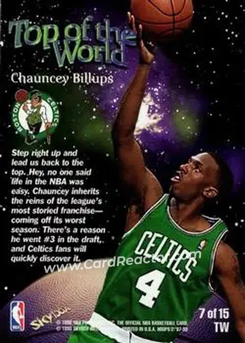 Back of Chauncey Billups