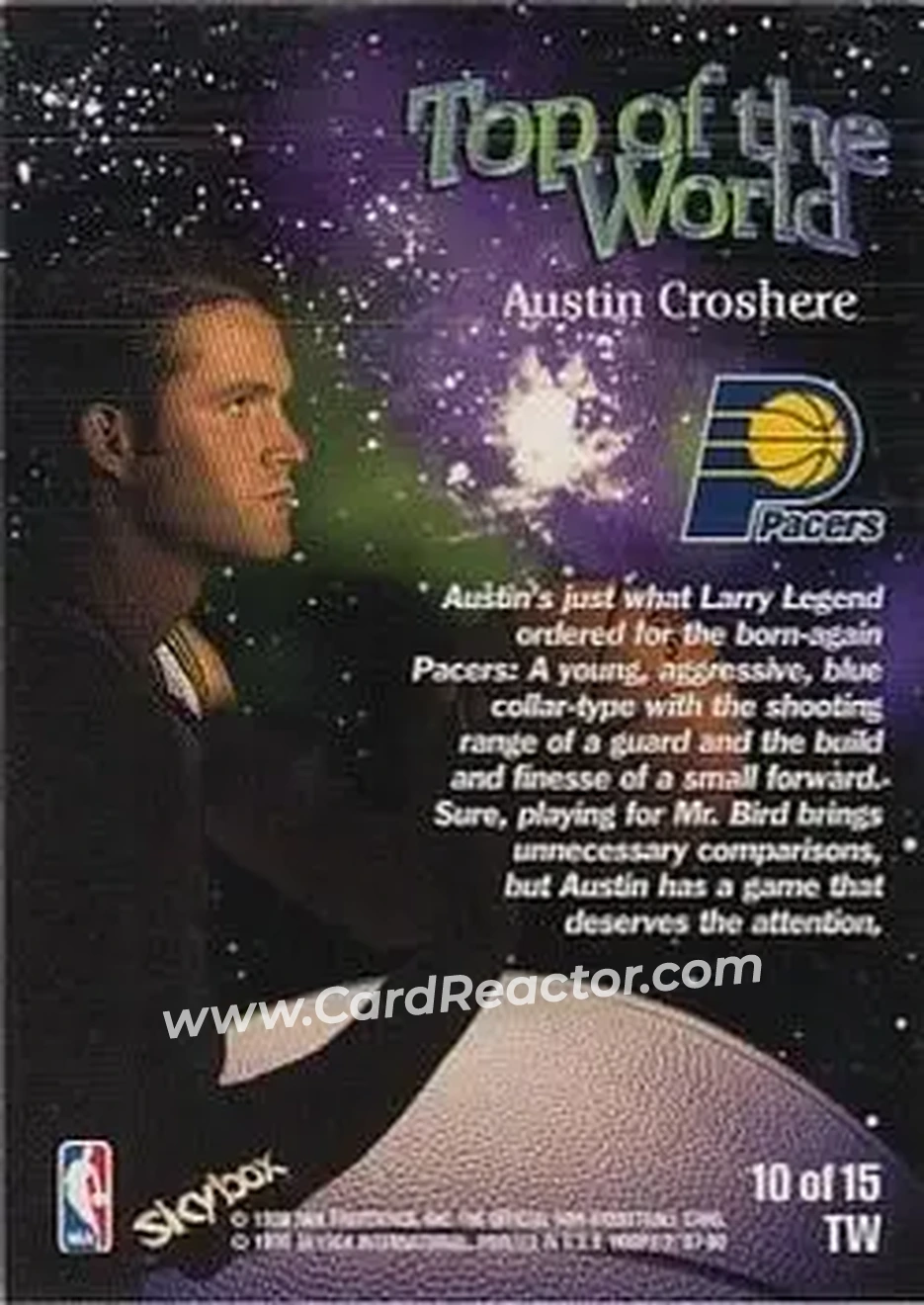 Back of Austin Croshere