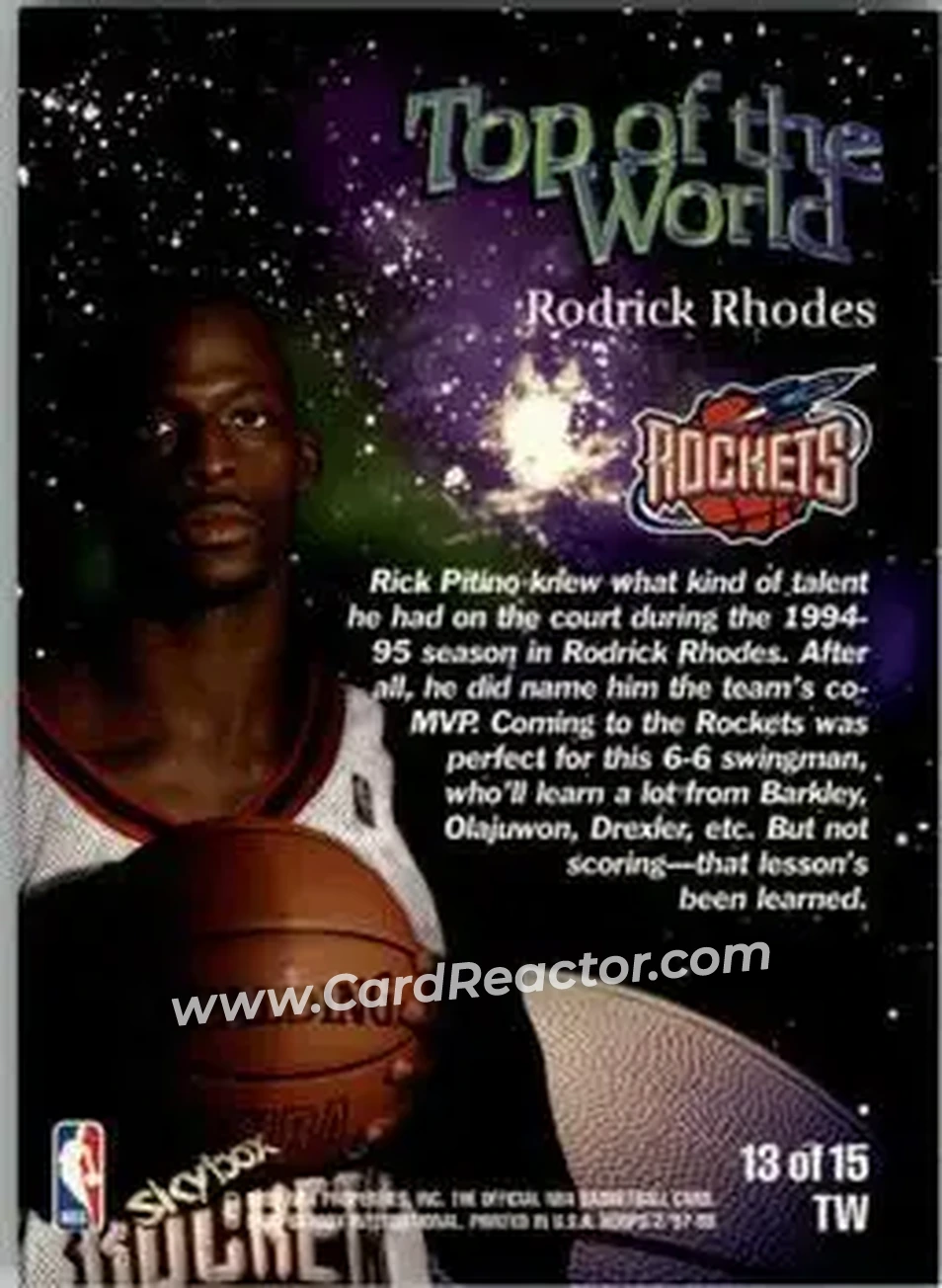 Back of Rodrick Rhodes