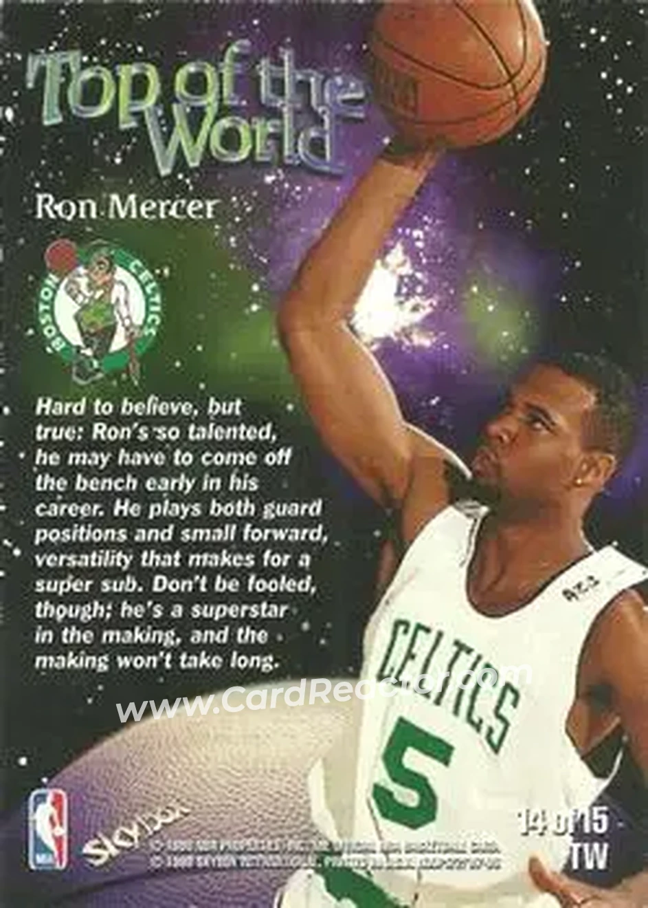 Back of Ron Mercer