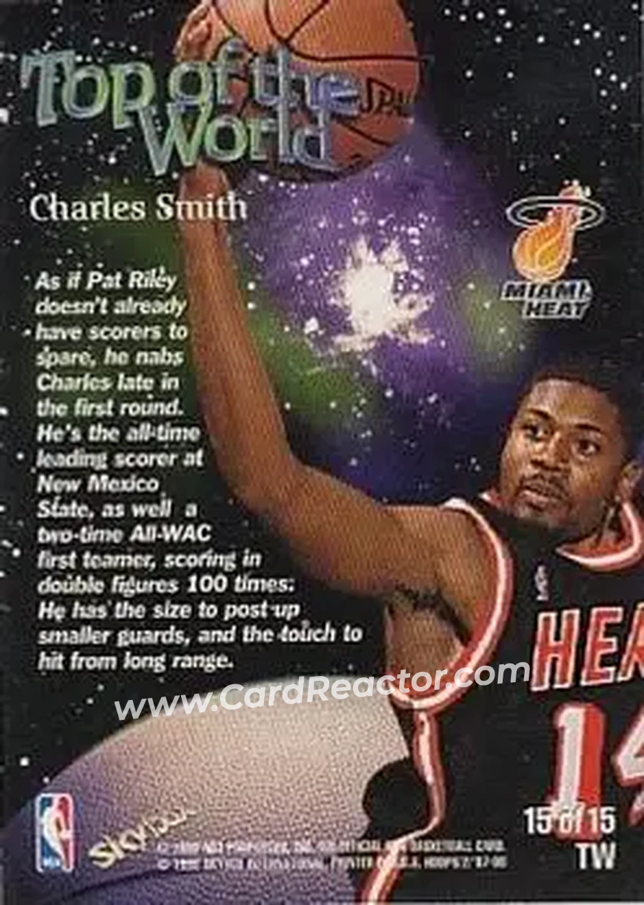 Back of Charles Smith