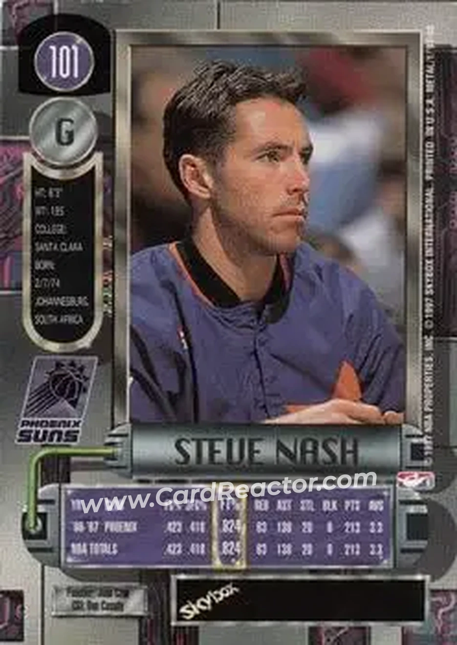 Back of Steve Nash