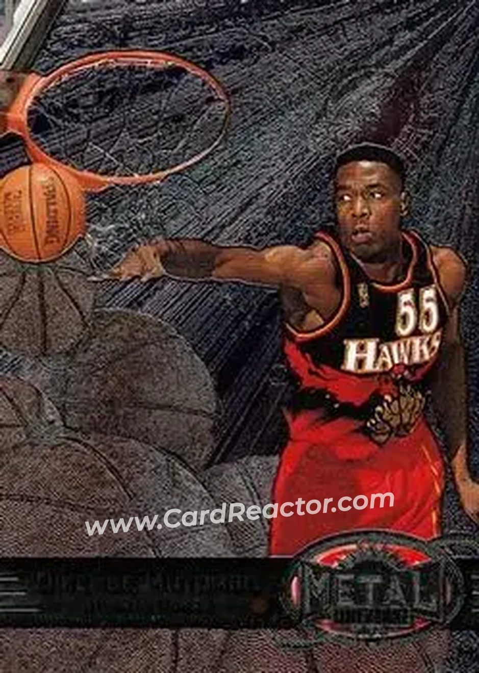 Front of Dikembe Mutombo