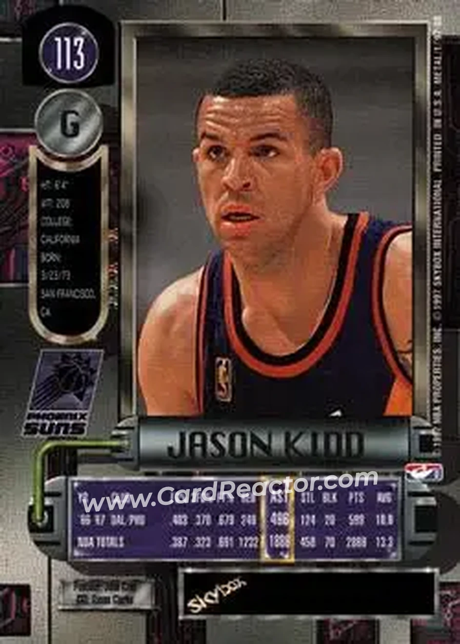 Back of Jason Kidd