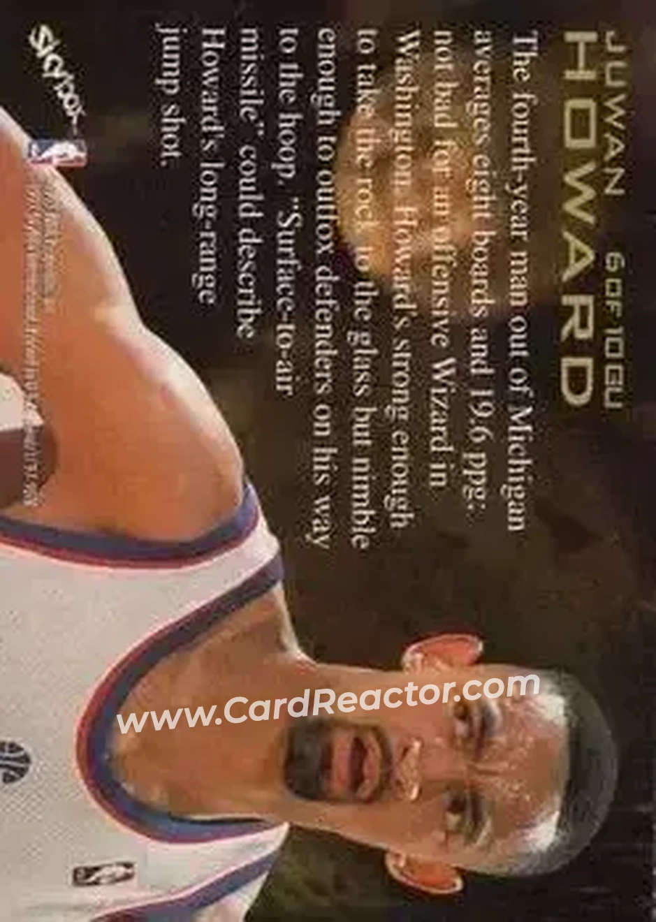 Back of Juwan Howard